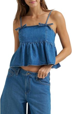 Lee Denim Peplum Camisole in Cape Town at Nordstrom, Size Xx-Large