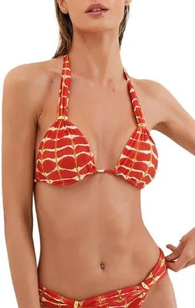 Vix Agni Bia Tube Bikini Top in Red at Nordstrom Rack, Size Large