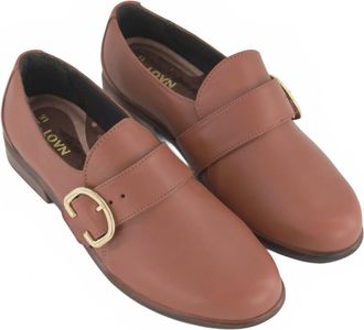 Naot Womens Viscol Loafer In Caramel Leather