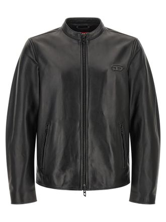 Diesel Lamb Leather Leather Mens Jacket