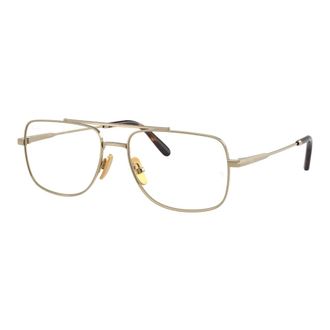 Ray-Ban Glasses, unisex, Yellow, Size: 58 MM William Titanium Frame