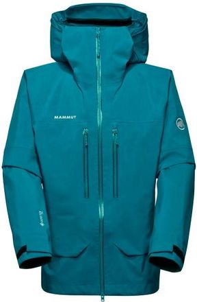 Mammut Crater Pro Hardshell Hooded Jacket Regenjacke f&uuml;r Herren | t&uuml;rkis