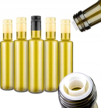 OEM 50 Botellas De Dorica Olive De 250 Ml Con Dispensador, Vidrio Oscuro