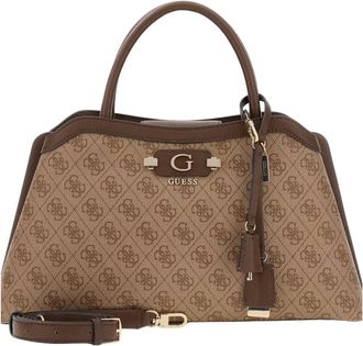 Guess Tassen, Dames, Bruin, ONE Size, Polyester, Lindsey Girlfriend Satchel