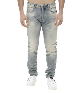 Diesel Blue Skinny Distressed Jeans