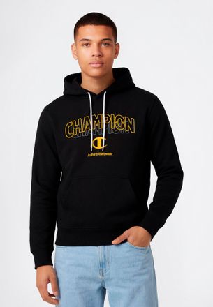 Champion Kapuzensweatshirt CHAMPION Graphic Terry Hoodie, Herren, Gr. XXL, nbk, Obermaterial: 55% Baumwolle, 45% Polyester, normal, Rundhals, Sweatshirts Kapuz
