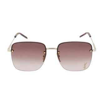 Saint Laurent Sunglasses, female, Yellow, Size: 58 MM Sunglasses