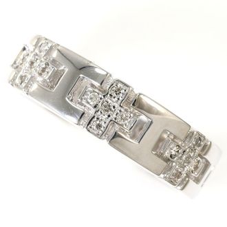 C&A White Gold White Gold (14K) Band Ring (Pre-Owned)