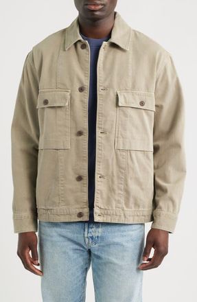 Mavi Two Pocket Overshirt in Laurel Oak at Nordstrom, Size Xx-Large