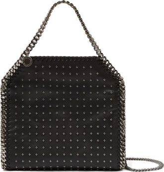 Stella McCartney Borsa tote Falabella Star con borchie - Nero