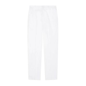 A|X Armani Exchange Pantaloni Classici in Twill di Cotone Comfort - male - Armani Exchange - Straight Trousers - White - W32 - Trousers