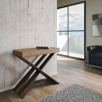 Itamoby Tavolo Consolle cagliari Allungabile In Legno Per Sala Da Pranzo -allungabile Fino A 300 Cm / Classic / Noce