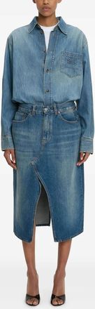 Victoria Beckham Denim blouse - Blauw