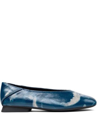 Camper Casi Myra cloud-print leather ballet flats - Blue