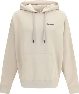 Off-white Beige Cotton Mens Sweatshirt