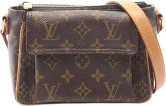 Louis Vuitton Pre-owned Viva Cite PM Schoudertas - Dames - Vintage Schoudertas - Bruin - ONE Size - Leer - Vintage