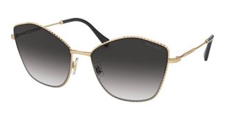 Miu Miu MU60VS 7OE5D1 Womens Sunglasses Gold Size 60