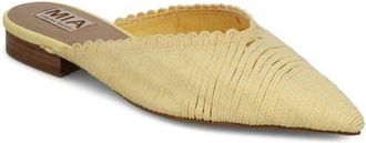 Mia Abia Pointed Toe Mule in Butter at Nordstrom, Size 8.5