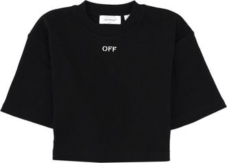 Off-white Black Logo Crew Neck T-Shirt