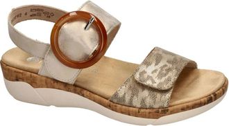 Remonte Schoenen, Dames, Geel, 40 EU, Sandaal met sleehak