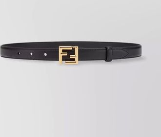 Fendi adjustable ff stud buckle leather belt