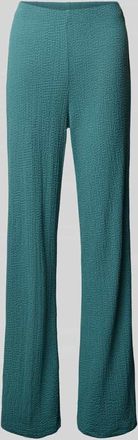 Christian Berg Hose mit Strukturmuster in Petrol, Gr&ouml;&szlig;e XXL