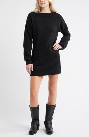 BP. Sweater Minidress in Black at Nordstrom Rack, Size Xx-Small