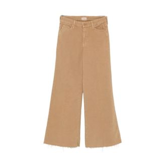 Mother Wide Jeans, female, Brown, Size: W30 Wide-leg Denim Jeans