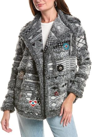 Johnny Was Patchwork Wool-Blend Jacket