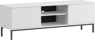 Mirjan24 Mueble Tv Lomsore 101, Blanco, N&uacute;mero De Puertas: 2, N&uacute;mero De Cajones: 0, 150x50x41cm