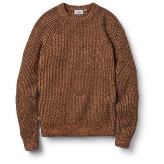 Passenger Fog Recycled Knitted Jumper Pullover f&uuml;r Herren | braun