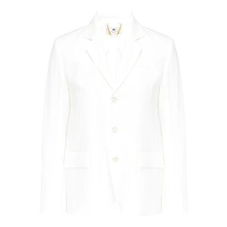 Elisabetta Franchi Blazers, female, White, Size: S Giaccia