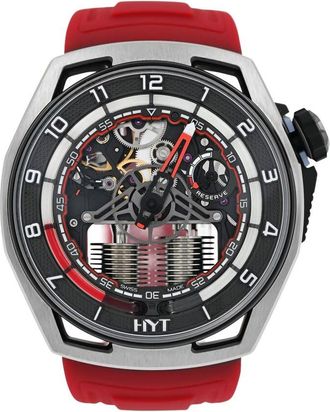 HYT Hastroid Hand Wind Black Dial Mens Watch H03061-A