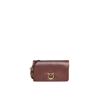 Pinko Cross Body Bags, female, Red, Size: ONE SIZE Love Bag