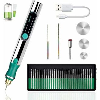 OEM Grabadora Y Herramienta De Precisi&oacute;n Recargable Por Usb - Mini M&aacute;quina De Grabado El&eacute;ctrica - Herramienta Rotativa Inal&aacute;mbrica Para Grabar Joyas - Vid