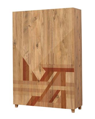 Hanah Home Modern Wardrobe With Numerous Shelves