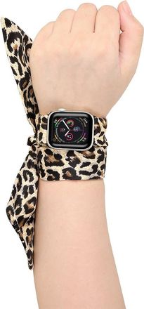 Posh Tech Leopard Silk Scarf 38mm/40mm Apple Watch 1/2/3/4 Band at Nordstrom Rack, Size Small