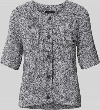 OPUS Strickjacke mit 1/2-Arm Modell Dacki in Dunkelblau, Größe 36