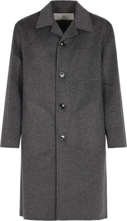 Ami Car Coat - Heren - Mantel - Grijs - M - Wol - Jassen