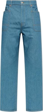 Kenzo Cargo Monkey Fit Jeans - Heren - Regular Fit Jeans - Blauw - W32 - Katoen - Jeans