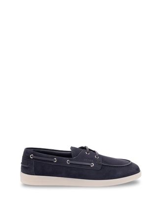 Prada Suede Boat Shoes