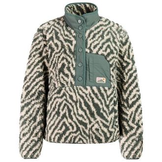 Protest PRTJosey 1/4 Button Top Fleecepullover f&uuml;r Damen | grau