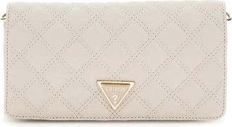 Guess Stijlvolle Kaarthouder met Ritssluiting - Dames - Portefeuilles - Bruin - ONE Size - Accessoires