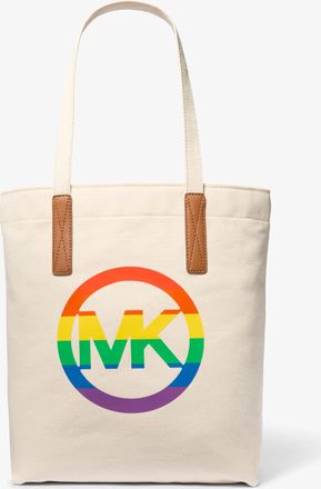 Michael Kors PRIDE Rainbow Logo Cotton Tote Bag