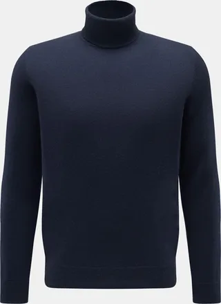Braun Hamburg Men - Cashmere turtleneck jumper navy