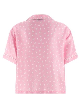 Moschino Womens Multicolor Silk Blouse