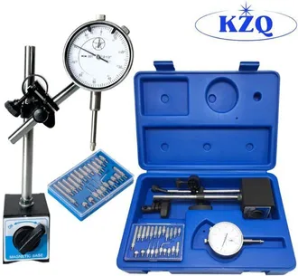 OEM Indicador De Cuadrante De 0-10 Mm, Precisi&oacute;n De 0,01 Mm, Base Magn&eacute;tica Estable, Estuche De Transporte Incluido, Herramienta De Medici&oacute;n Profesional -