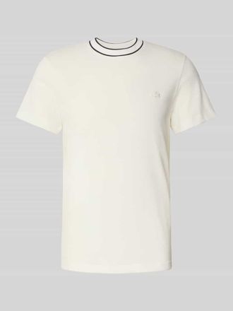 Lacoste Regular Fit T-Shirt aus Baumwoll-Mix in Offwhite, Gr&ouml;&szlig;e XL