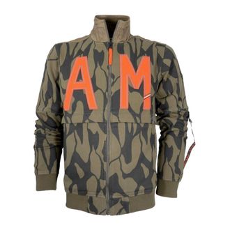 Aeronautica Hombre, Sudaderas, Verde, Talla: L