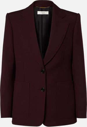 Chloé Chloé Blazer in gabardine di lana